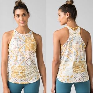 PRANA Amata Printed Sleeveless Tank Small